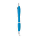 Bolígrafo ABS personalizable antibacteriano color azul claro