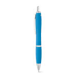 Bolígrafo ABS personalizable antibacteriano color azul claro