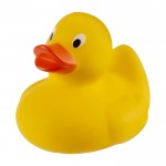Clásico pato de goma amarillo para el baño personalizable color amarillo segunda vista