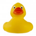 Clásico pato de goma amarillo para el baño personalizable color amarillo tercera vista