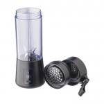 Batidora eléctrica portátil con conector USB-C y 6 cuchillas color negro sexta vista