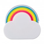 Dispensador en forma de nube de cinta para marcar de distintos colores color blanco cuarta vista