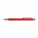Bolígrafo con logo efecto espejo color rojo segunda vista