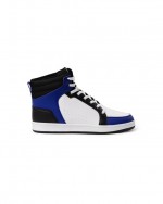 Zapatilla casual con lengüeta y cierre de cordones planos Roly Direct color azul real segunda vista