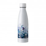 Botella de acero inoxidable con tapón a rosca a juego 500ml cuarta vista