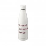 Botella de acero inoxidable con tapón a rosca a juego 500ml sexta vista