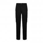 Pantalón laboral largo para mujer con elastano 250 g/m2 Roly Daily Stretch color negro segunda vista