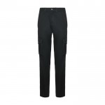 Pantalón laboral largo para mujer con elastano 250 g/m2 Roly Daily Stretch color gris topo segunda vista