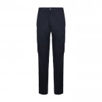 Pantalón laboral largo para mujer con elastano 250 g/m2 Roly Daily Stretch color azul marino segunda vista
