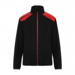 Chaqueta polar laboral de poliéster en colores mixtos 220 g/m2 Roly Terrano color rojo segunda vista