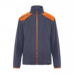 Chaqueta polar laboral de poliéster en colores mixtos 220 g/m2 Roly Terrano color naranja segunda vista