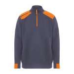 Jersey laboral de algodón y poliéster 280 g/m2 Roly Maverick color naranja segunda vista