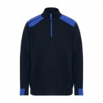 Jersey laboral de algodón y poliéster 280 g/m2 Roly Maverick color azul real segunda vista