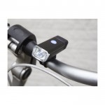 Luz COB para el manillar de la bicicleta con carga USB color negro sexta vista