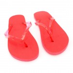 Chanclas personalizables color rojo