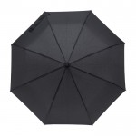 Paraguas automático de pongee 190T de 8 paneles con funda Ø96 color negro tercera vista