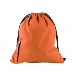 Mochila repelente al agua color naranja primera vista