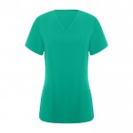 Casaca de poliéster y elastano de mujer en manga corta 170 g/m2 Roly Ferox color verde esmeralda segunda vista