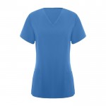 Casaca de poliéster y elastano de mujer en manga corta 170 g/m2 Roly Ferox color azul bondi segunda vista
