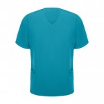 Casaca de poliéster y elastano de manga corta 170 g/m2 Roly Ferox color azul bondi segunda vista