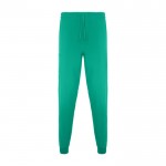 Pantalón sanitario unisex con corte de pierna recto 170 g/m2 Roly Fiber color verde esmeralda segunda vista
