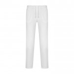 Pantalón sanitario largo unisex con corte recto 195 g/m2 Roly Care color blanco segunda vista