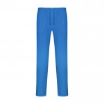 Pantalón sanitario largo unisex con corte recto 195 g/m2 Roly Care color azul bondi segunda vista