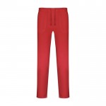 Pantalón sanitario largo unisex con corte recto 195 g/m2 Roly Care color rojo segunda vista