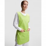 Casulla laboral unisex reversible con dos bolsillos 195 g/m2 Roly Arzak color verde pistacho primera vista de uso