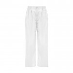 Pantalón sanitario unisex con corte recto 160 g/m2 Roly Vademecum color blanco segunda vista