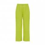 Pantalón sanitario unisex con corte recto 160 g/m2 Roly Vademecum color verde pistacho segunda vista