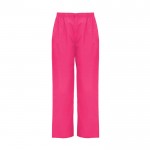 Pantalón sanitario unisex con corte recto 160 g/m2 Roly Vademecum color rosa segunda vista