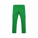 Pantalón laboral de poliéster y algodón 240 g/m2 Roly Daily color verde pasto segunda vista