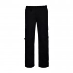 Pantalón laboral con bolsillos de poliéster y algodón 245 g/m2 Roly Protect color negro segunda vista