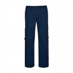 Pantalón laboral con bolsillos de poliéster y algodón 245 g/m2 Roly Protect color azul marino segunda vista