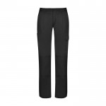 Pantalón laboral para mujer de poliéster y algodón 240 g/m2 Roly Daily color negro segunda vista