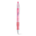 Bolígrafos personalizados con logo rosa