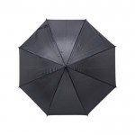 Paraguas de 8 paneles en poliéster 170T color negro segunda vista