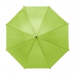 Paraguas de 8 paneles en poliéster 170T color verde claro primera vista