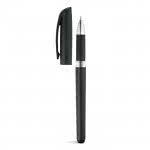 Un bolígrafo de gel minimalista color negro