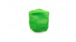 Frisbee de poliéster plegable con pequeña funda a juego color verde tercera vista