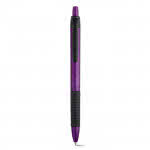 Colorido bolígrafo de acabado metalizado color violeta