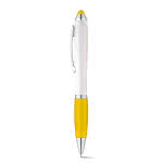 Un boli clásico con cuerpo de color blanco color amarillo