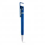 Bolígrafo multifunción con tapón extraíble color azul real
