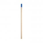 Lápiz de madera natural con parte superior y goma dureza HB color azul claro