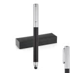 Bolígrafo de fibra de carbono con puntero táctil color negro vista productos