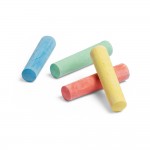 4 tizas de colores que van suministradas en una caja artesanal color marrón tercera vista