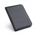 Portafolios comercial con logo impreso color azul