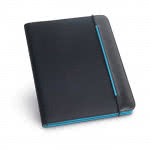 Elegante porta documentos para eventos color azul claro