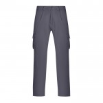 Pantalón largo laboral con elastano 250 g/m2 Roly Daily Stretch color gris topo primera vista de uso